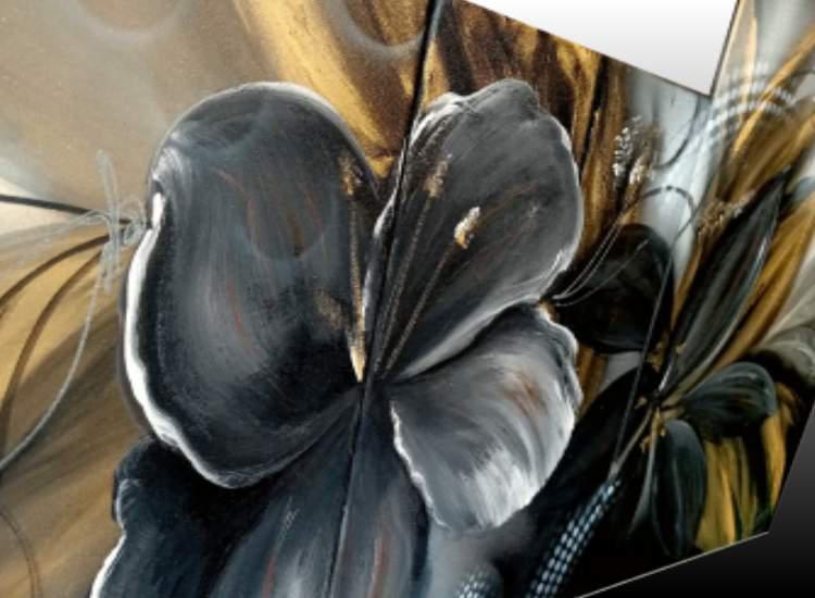 peinture-unique-noir-et-dor